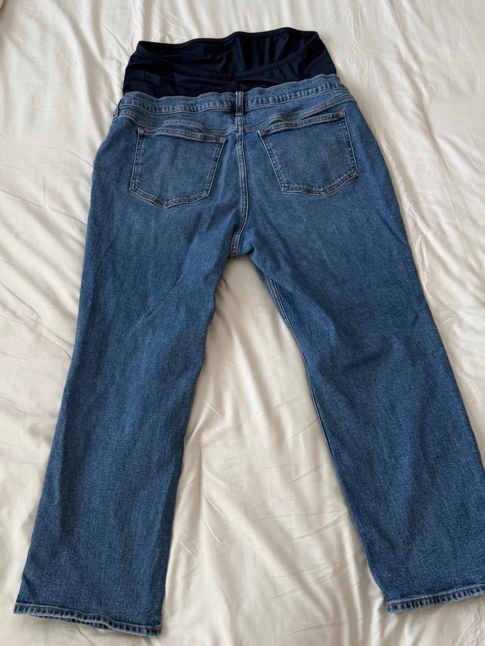 Abercrombie Maternity Blue Denim Jeans - Picture 2 of 5